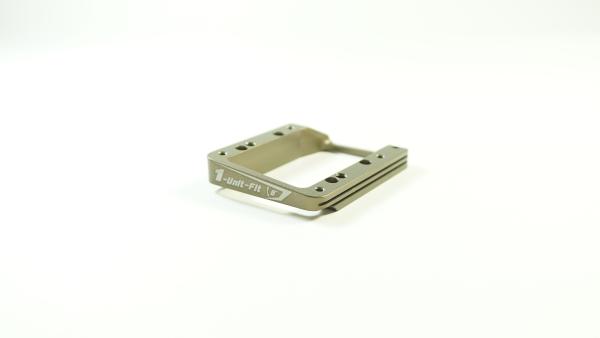 SWORKz Motorplatte Aluminium 1-Unit-Fit (6 Grad Neigung)